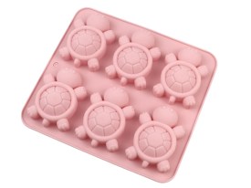 Molde silciona 6 tortugas